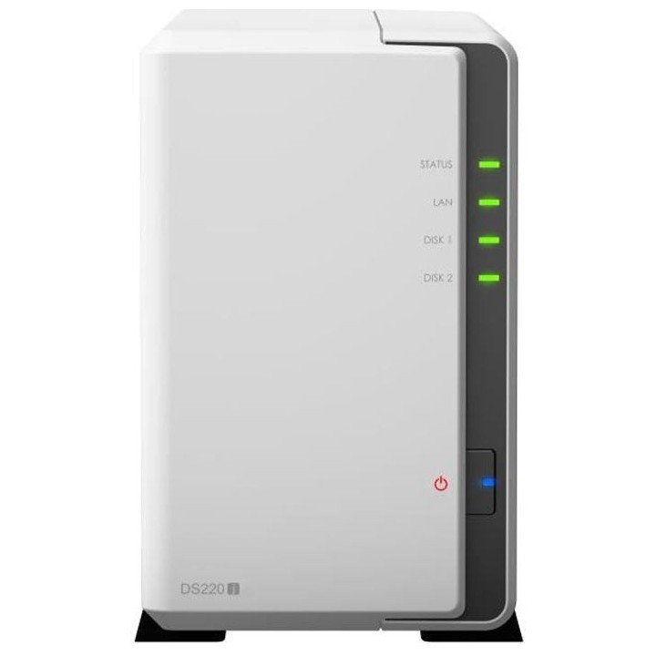 SYNOLOGY - Serveur de Stockage (NAS) - DS220j - 2 Baies - Boitier nu