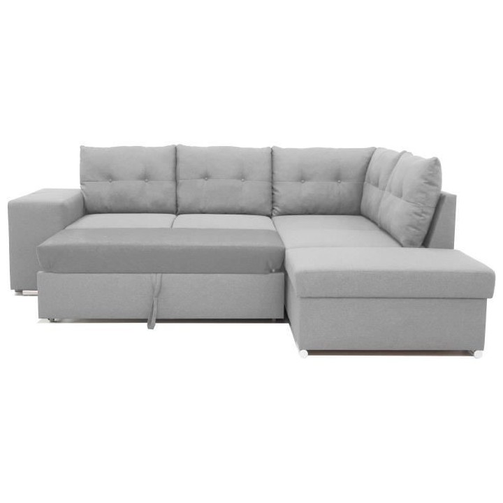 Canapé d'angle convertible réversible 4-5 places MITCHELL - Tissu Gr