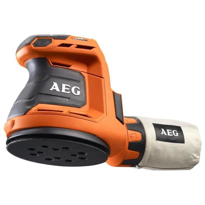 AEG Ponceuse excentrique 125 mm 18V BEX18-125-0, vitesse de rotation d