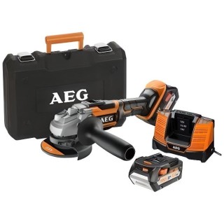 Meuleuse AEG Brushless 18V 125mm BEWS 18-125BL-502C - 2 batteries 5,0A