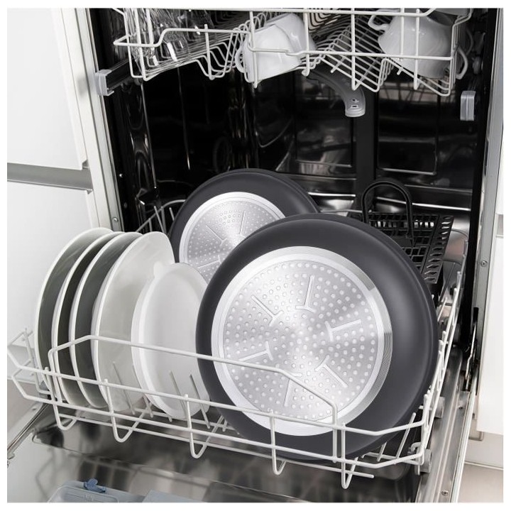 Batterie de cuisine Arthur Martin AM167S 10 pieces - Aluminium - Poign