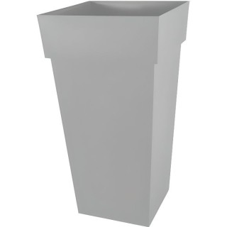 EDA Pot de Fleur Carré Haut XXL TOSCANE - 98 L - 43,3 x 43,3 x H 80 c