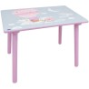 Fun house peppa pig dream table h.41,5 x l.60 x p. 40 cm avec une chaise h.49.5 x l.31 x p.31,5 cm pour enfant