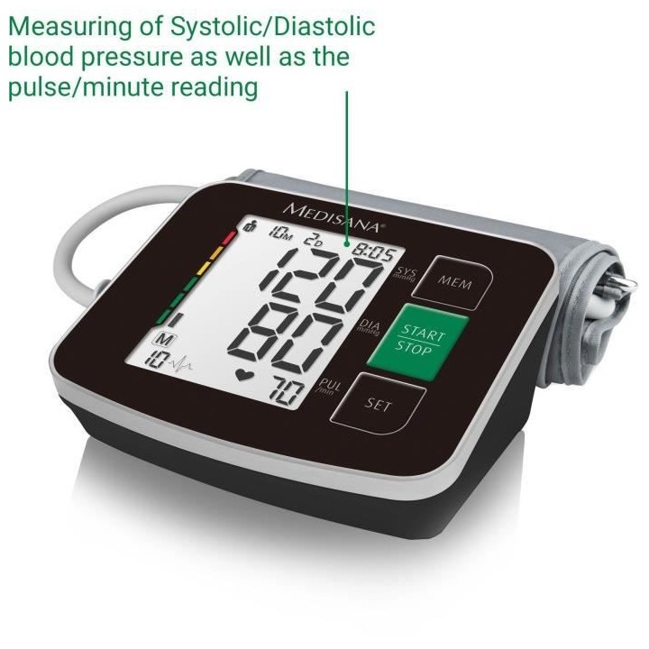 Tensiometre de bras - MEDISANA - BU 516