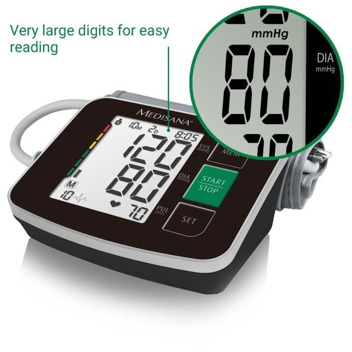 Tensiometre de bras - MEDISANA - BU 516