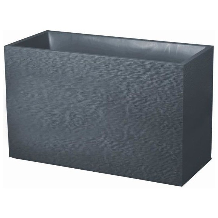 EDA Muret Graphit 99,5x39,5x60cm - Contenance 116L - Gris anthracite