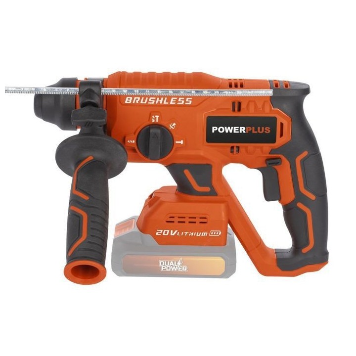 Marteau perforateur sans fil 20V 3J SDS-Plus BRUSHLESS + 5 accessoires