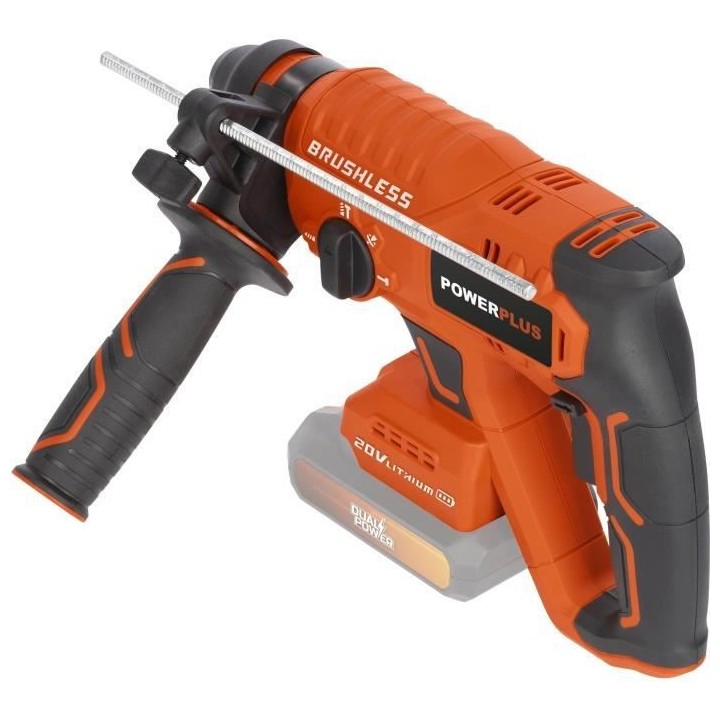 Marteau perforateur sans fil 20V 3J SDS-Plus BRUSHLESS + 5 accessoires