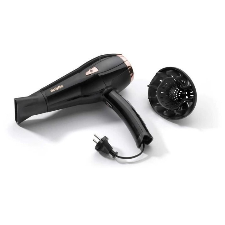 Seche cheveux Babyliss D373E - 2000W - Moteur DC - Fonction ionique -