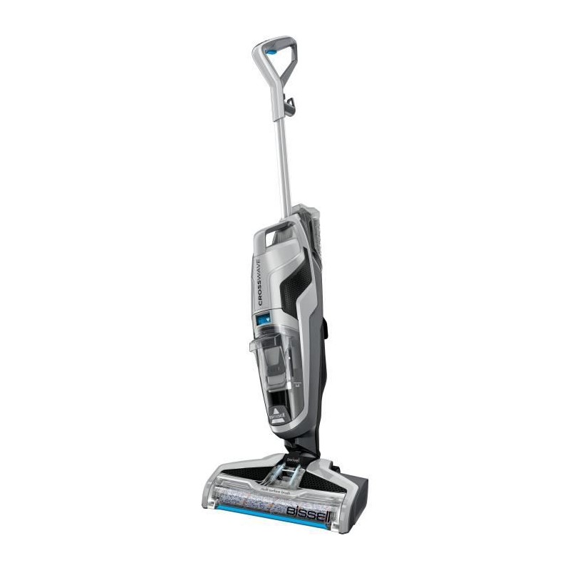 BISSELL CrossWave C3 Select 3551N - Aspirateur Balai Laveur 3 en 1 - Nettoyage Multi-Surfaces - Cycle Autonettoyage - Puissance