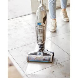 BISSELL CrossWave C3 Select 3551N - Aspirateur Balai Laveur 3 en 1 - Nettoyage Multi-Surfaces - Cycle Autonettoyage - Puissance