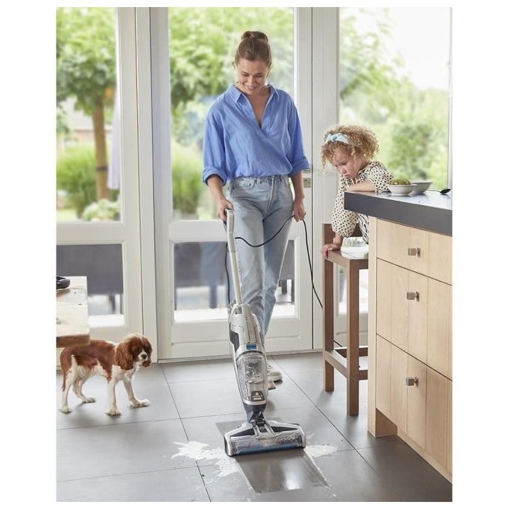 BISSELL CrossWave C3 Select 3551N - Aspirateur Balai Laveur 3 en 1 - N