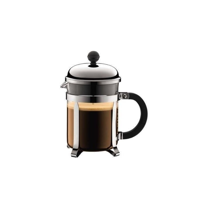 CHAMBORD - Cafetiere a piston BODUM , 4 tasses, 0.5 l, acier inox