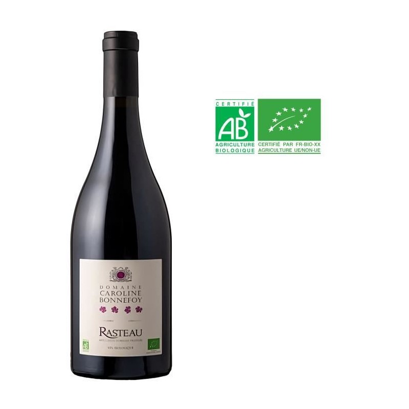 Domaine Caroline Bonnefoy 2019 Rasteau - Vin rouge de la Vallée du Rhône - Bio