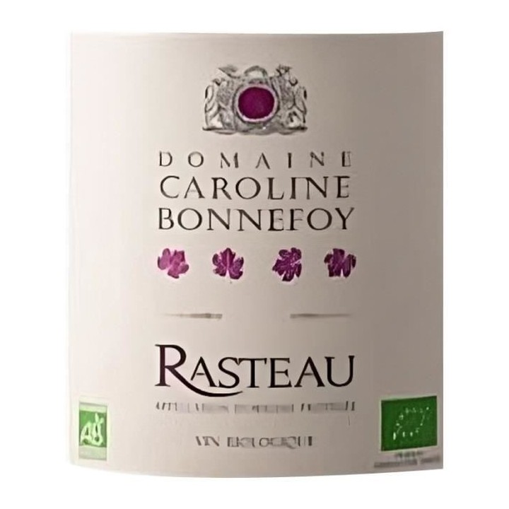 Domaine Caroline Bonnefoy 2019 Rasteau - Vin rouge de la Vallée du Rh