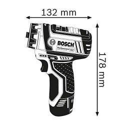 Perceuse-visseuse sans-fil GSR 12V-15FC (sans batterie ni chargeur) en coffret L-Boxx - BOSCH - 06019F6002