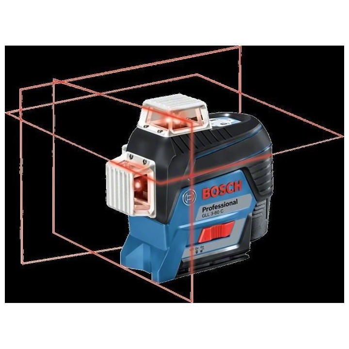 Laser lignes GLL 3-80 C + trépied BT 150 (version piles) BOSCH