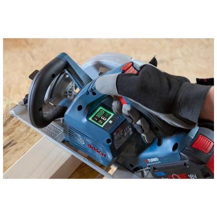 Scie circulaire bosch professional GKS 18V + 2 batteries 5,5Ah ProCORE