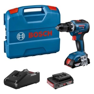 Perceuse visseurse Bosch Professional GSR 18V-55 + 2 batteries 2,0Ah l
