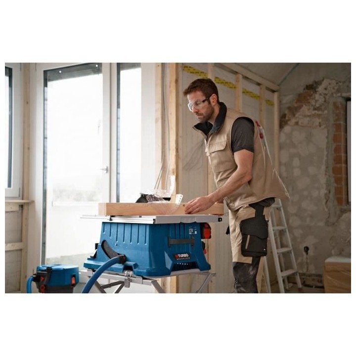 scie table bosch professional GTS 18V + Table de travail GTA 56