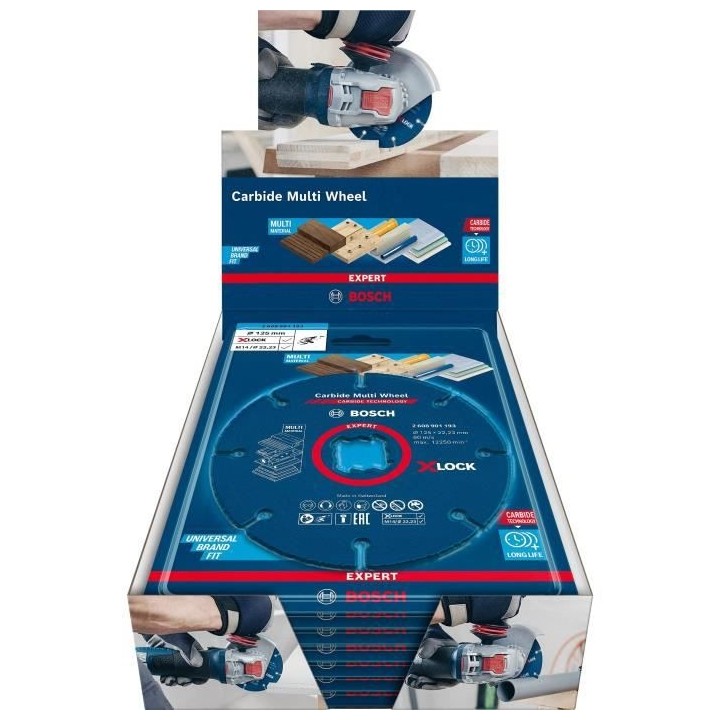 Disque a tronçonner Expert Carbide Multi Wheel 125 mm - BOSCH EXPERT