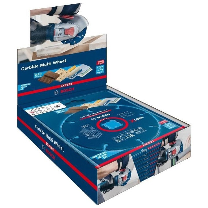 Disque a tronçonner Expert Carbide Multi Wheel 125 mm - BOSCH EXPERT