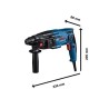 Perforateur Bosch Professional GBH 2-21 Coffret