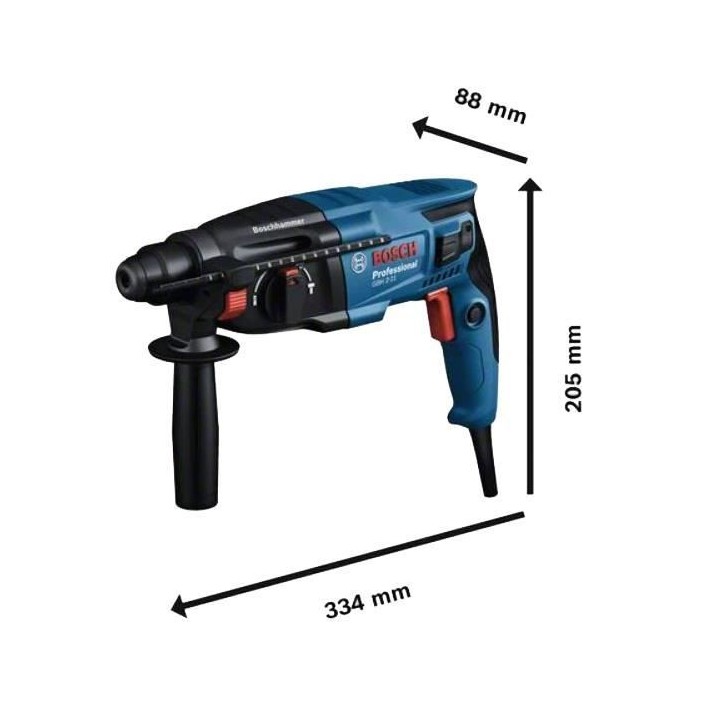 Perforateur Bosch Professional GBH 2-21 coffret