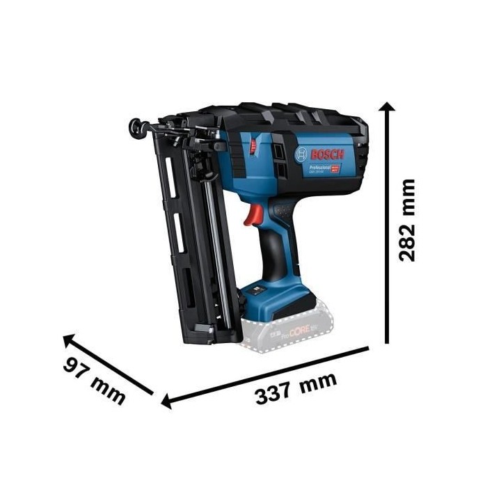 Cloueuse Bosch Professional GNH 18V-64 (sans batterie)