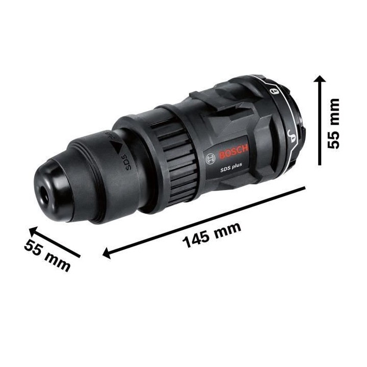 Bosch Professional Adpatateur FlexiClick GFA 12-H Solo (sans batterie)