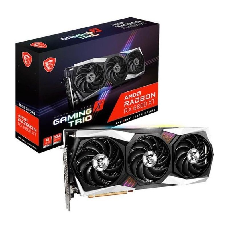 MSI Radeon RX 6800 XT Gaming X TRIO - 16 Go