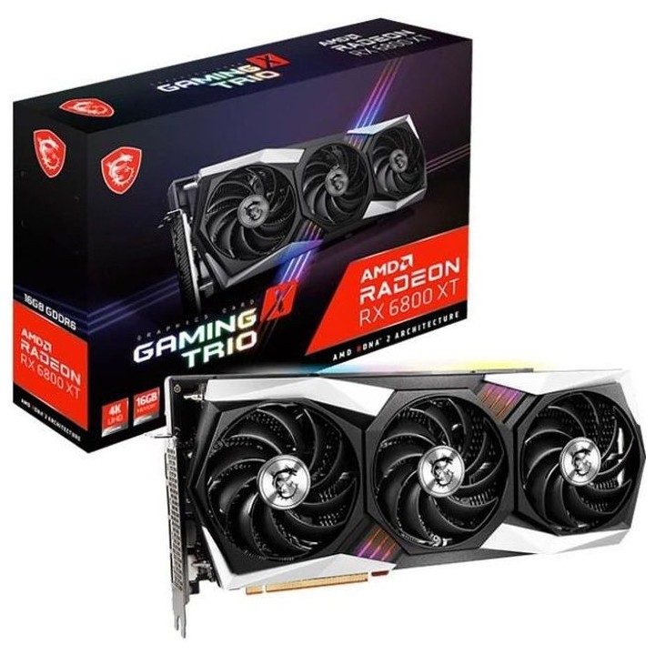 MSI Radeon RX 6800 XT Gaming X TRIO - 16 Go