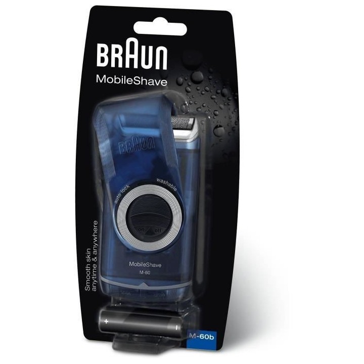 Braun Rasoir portable M60b PocketGo MobileShave