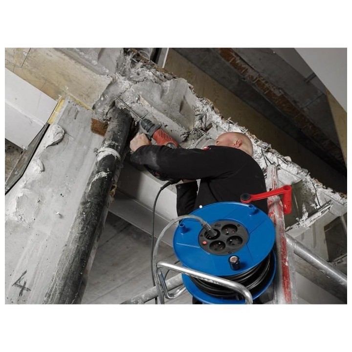 Enrouleur électrique STANDARD S BRENNENSTUHL 30m - 4 prises - Fabriqu