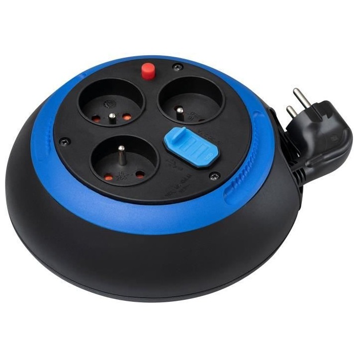 Enrouleur de câble DESIGN BOX CL-S BRENNENSTUHL 3m - 3 prises + USB -