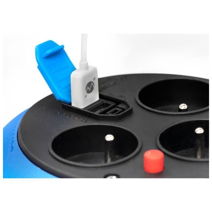 Enrouleur de câble DESIGN BOX CL-S BRENNENSTUHL 3m - 3 prises + USB -