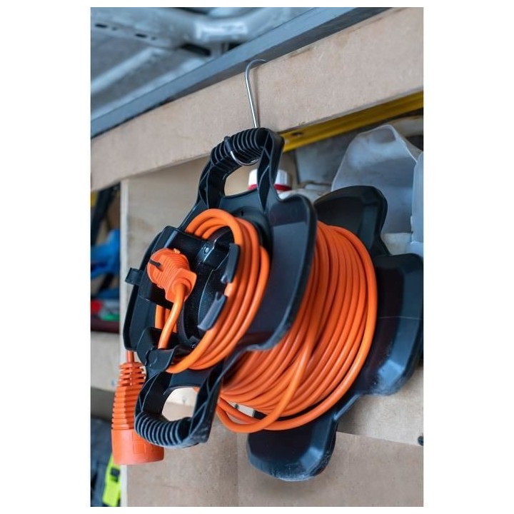 Enrouleur de câble COMPACT X-GUM BRENNENSTUHL - 18.5m+1.5m - Fabriqu