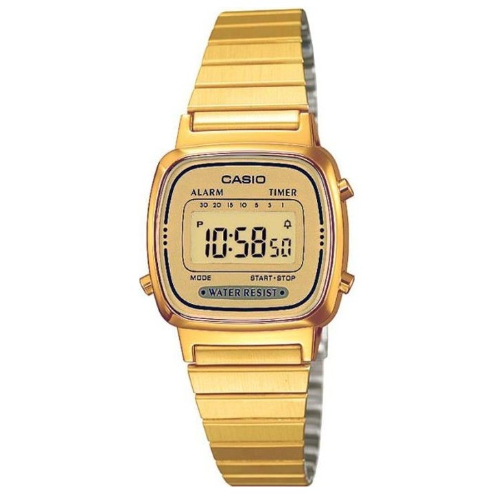 CASIO Montre Quartz Chronographe LA670WEGA9EF Femme