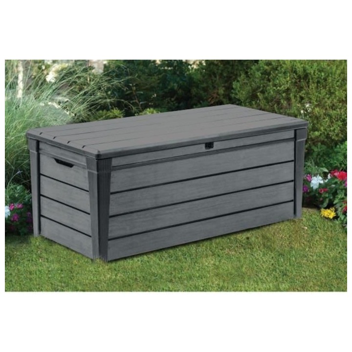 KETER - Coffre de rangement extérieur en résine 455 litres Gris - Ma