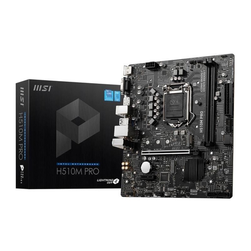 Carte Mere - MSI - H510M PRO - Noir (911-7D22-002)