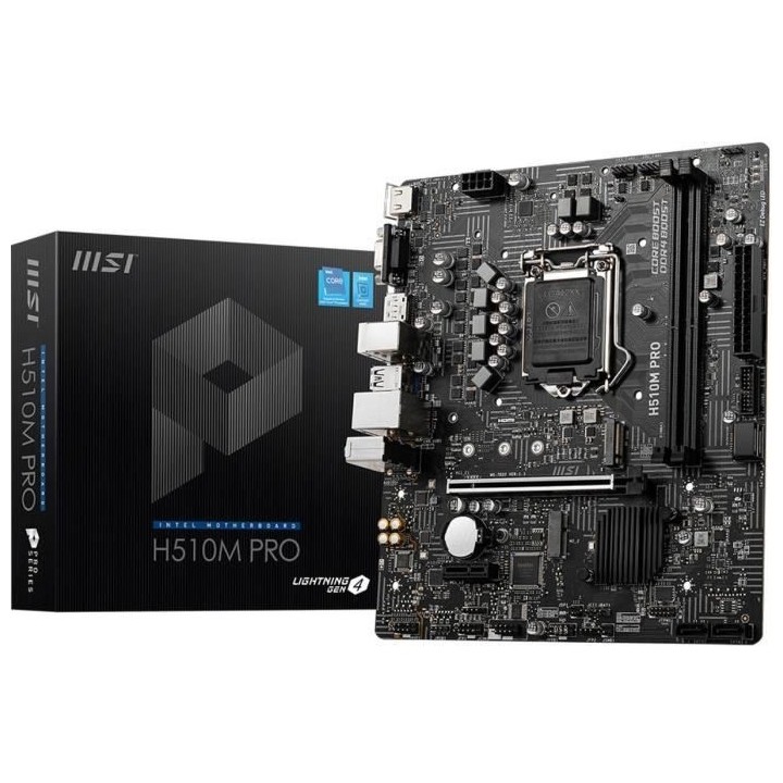 Carte Mere - MSI - H510M PRO - Noir (911-7D22-002)