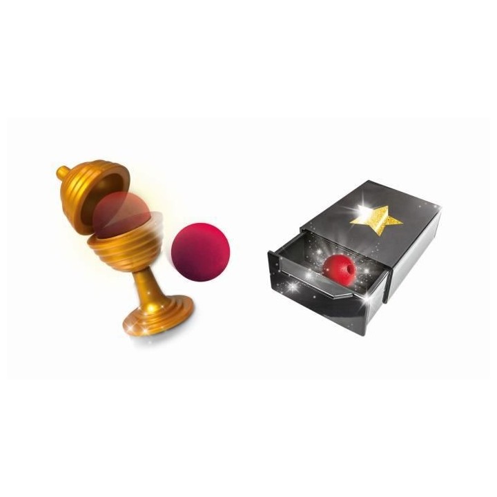 Clementoni - Mes tours de magie - Boîte secrete et coquetier magique