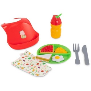 COROLLE - Coffret Bon Appétit - 10 accessoires repas - pour poupon 36