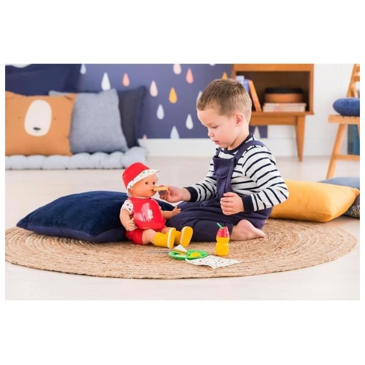 COROLLE - Coffret Bon Appétit - 10 accessoires repas - pour poupon 36