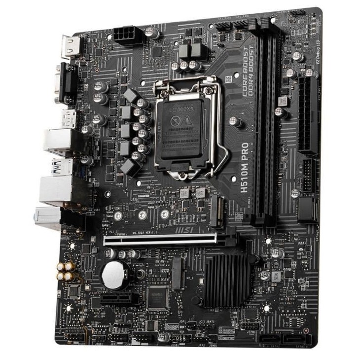 Carte Mere - MSI - H510M PRO - Noir (911-7D22-002)