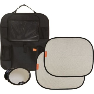 Dreambaby Kit de 4 pieces de voyage de voiture: organiseur de siege ar
