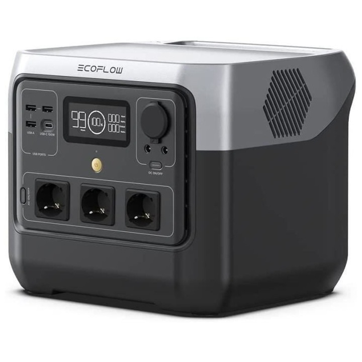 générateur electrique portable RIVER 2 PRO, 768Wh, 3 sortie CA - 800