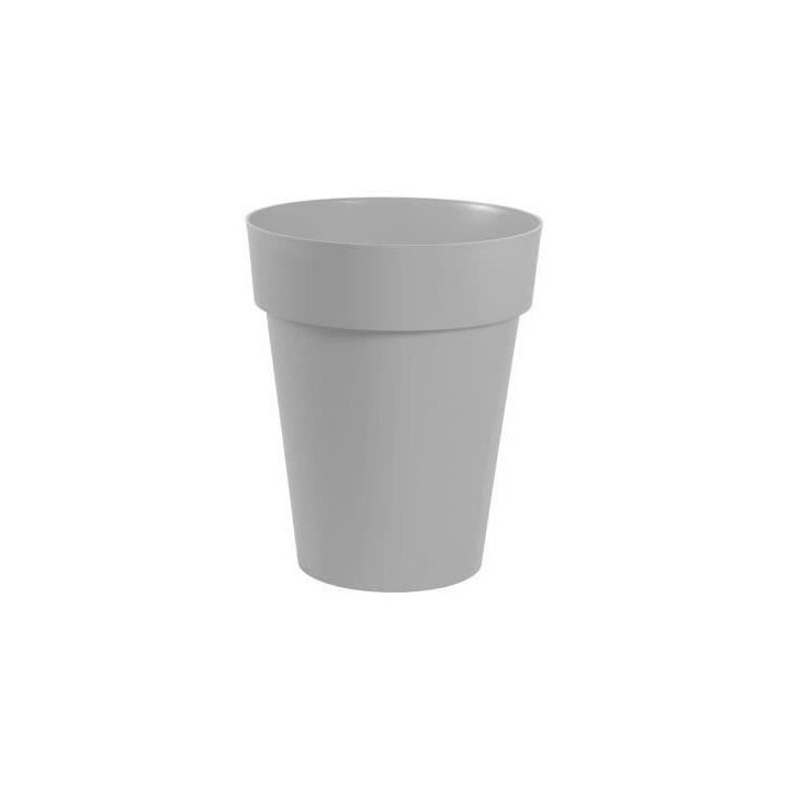 EDA Pot de Fleur Vase Mi-Haut TOSCANE Ø 44 cm - 50 L - Gris béton