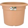 Pot De Fleurs Rond GREEN BASICS - Plastique - Ø40 - Terre cuite doux