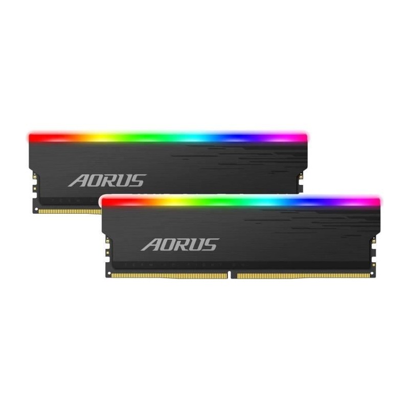 AORUS - Mémoire PC RAM RGB - 16Go (2x8Go) - 3300MHz - CAS19 (GP-ARS16G33)